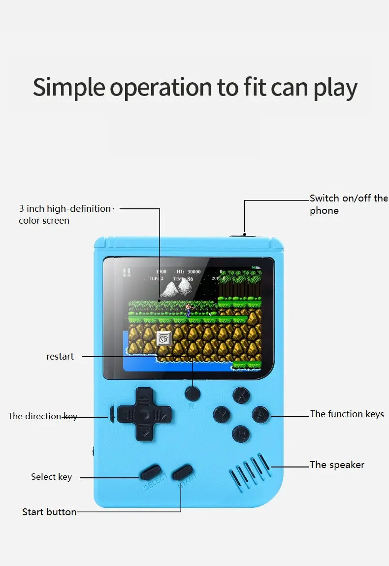 RetroGo Play 500 XL Handheld Console